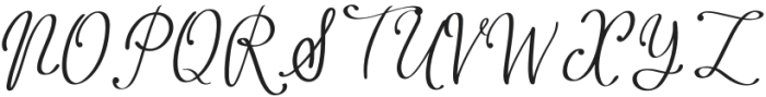 Velvet Charm Regular otf (400) Font UPPERCASE