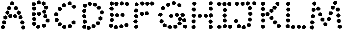 Velvet Dots Medium otf (500) Font UPPERCASE