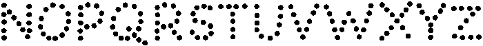Velvet Dots Medium otf (500) Font UPPERCASE