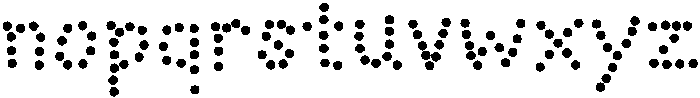 Velvet Dots Medium otf (500) Font LOWERCASE