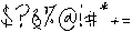 Velvet Horizon otf (400) Font OTHER CHARS