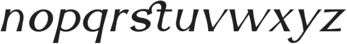 Velyra Italic otf (400) Font LOWERCASE