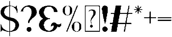 Vendelle otf (400) Font OTHER CHARS