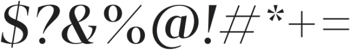 Vendura Regular Italic otf (400) Font OTHER CHARS
