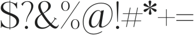 Venesia-Regular otf (400) Font OTHER CHARS
