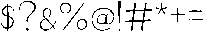 Venice Regular otf (400) Font OTHER CHARS