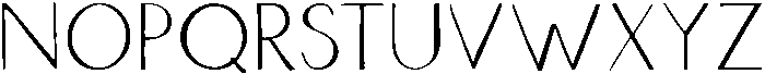 Venice Regular otf (400) Font UPPERCASE