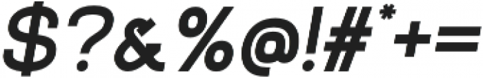 Venice Serif Bold Italic otf (700) Font OTHER CHARS