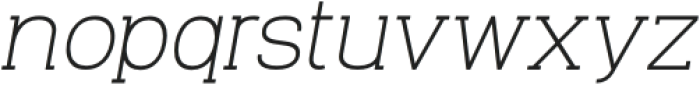 Venice Serif Regular Oblique otf (400) Font LOWERCASE