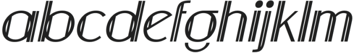 Venio Italic otf (400) Font LOWERCASE