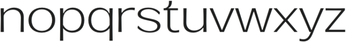 Venlury Light Expanded otf (300) Font LOWERCASE