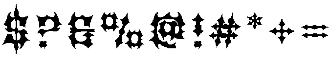 Venom Voltage otf (400) Font OTHER CHARS