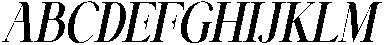 Venota Balthic Serif Slant otf (400) Font UPPERCASE