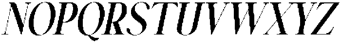 Venota Balthic Serif Slant otf (400) Font UPPERCASE