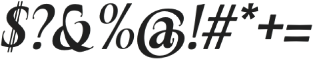 Ventella-Italic otf (400) Font OTHER CHARS