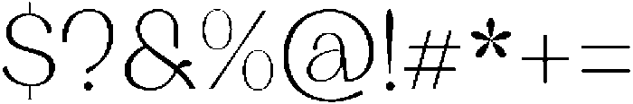Ventrikel Light otf (300) Font OTHER CHARS