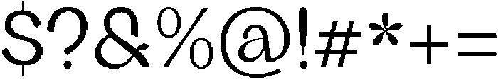 Ventrikel Regular otf (400) Font OTHER CHARS