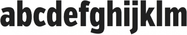 VerbComp Extrabold otf (700) Font LOWERCASE