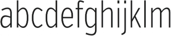VerbComp Extralight otf (200) Font LOWERCASE