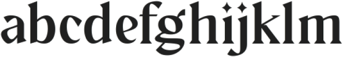 Vergian otf (400) Font LOWERCASE