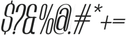 Verigo ExtraLight Italic otf (200) Font OTHER CHARS