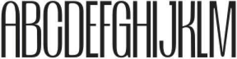 Verigo ExtraLight otf (200) Font UPPERCASE