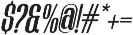 Verigo Italic otf (400) Font OTHER CHARS