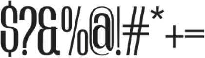 Verigo Light otf (300) Font OTHER CHARS