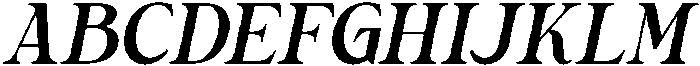 Verona Realies Italic otf (400) Font UPPERCASE