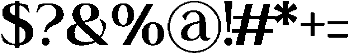 Verona Realies Regular otf (400) Font OTHER CHARS