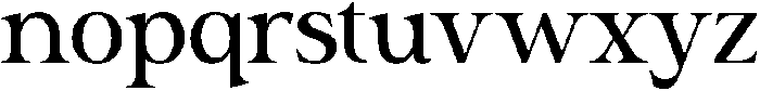 Verona Realies Regular otf (400) Font LOWERCASE