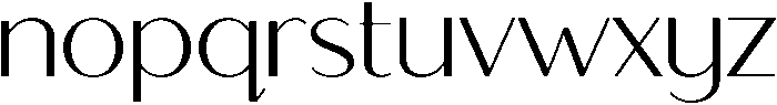 Verona-Regular otf (400) Font LOWERCASE