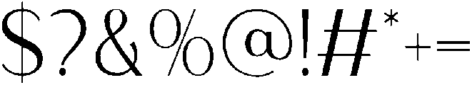 Verona-Regular otf (400) Font OTHER CHARS