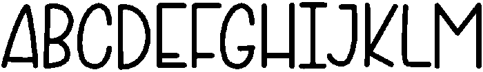 Veronica Regular otf (400) Font UPPERCASE