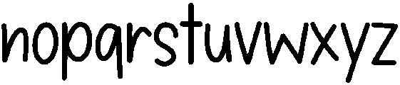 Veronica Regular otf (400) Font LOWERCASE