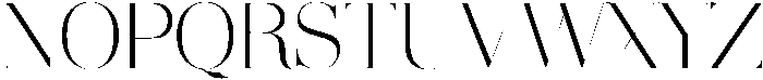 Veronica Regular otf (400) Font UPPERCASE