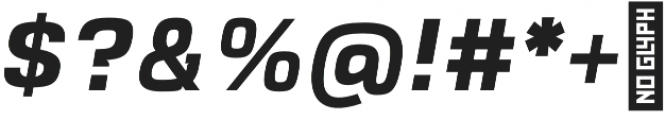 VersaBlock Bold Oblique otf (700) Font OTHER CHARS