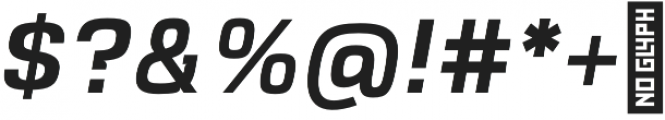 VersaBlock Semibold Oblique otf (600) Font OTHER CHARS