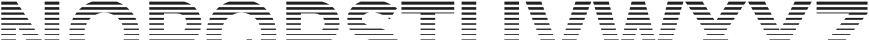Versatile Lines Bold otf (700) Font UPPERCASE