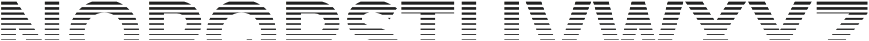 Versatile Lines otf (400) Font UPPERCASE