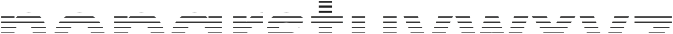 Versatile Lines otf (400) Font LOWERCASE