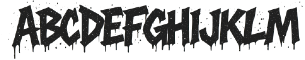VersusDrip Graffiti Regular otf (400) Font UPPERCASE