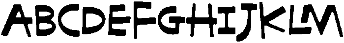 Vertical Dentist Regular otf (400) Font UPPERCASE