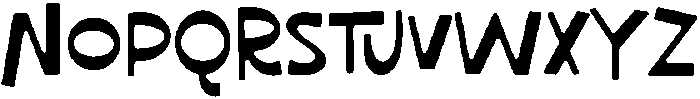 Vertical Dentist Regular otf (400) Font UPPERCASE
