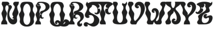 Vertistyle Waves Regular otf (400) Font LOWERCASE