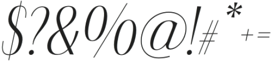 Very Frank Italic otf (400) Font OTHER CHARS