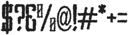 Vesaly Distorted otf (400) Font OTHER CHARS