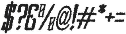 Vesaly Italic Distorted otf (400) Font OTHER CHARS