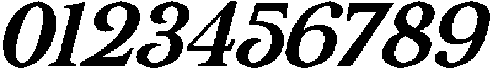 Vescura Bold Italic ttf (700) Font OTHER CHARS