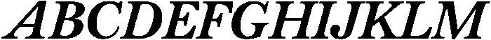 Vescura Bold Italic ttf (700) Font UPPERCASE